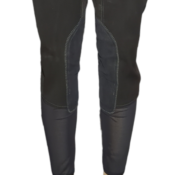FITS Equestrian Horse Riding Black Pants Size Big L - Picture 16 of 16